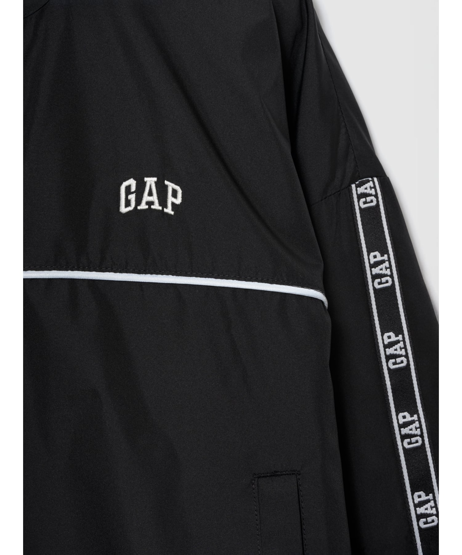 (K) Ветровка свободного кроя (детская) GAP, BLACK — фото 3