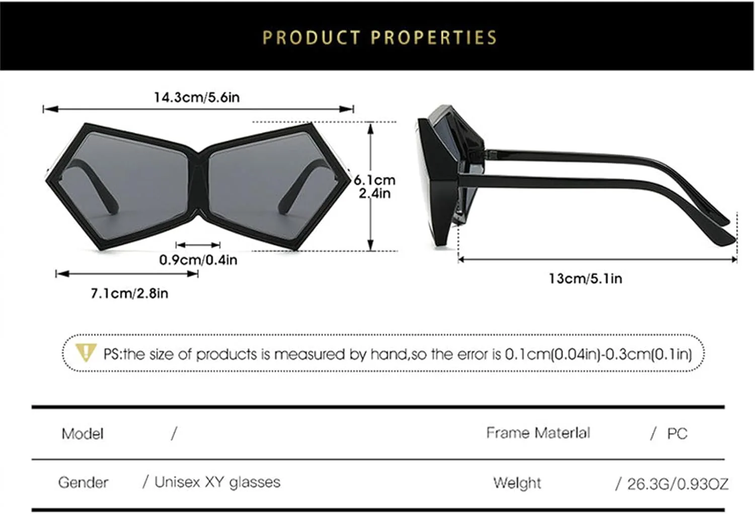 

Солнцезащитные очки Willochra большого размера в форме щита для женщин, модные треугольные солнцезащитные очки с градиентом "кошачий глаз" для женщин, Black