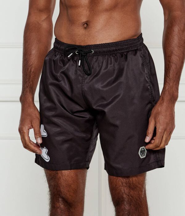 

Шорты для плавания Skull&bones Regular fit Philipp Plein, черный