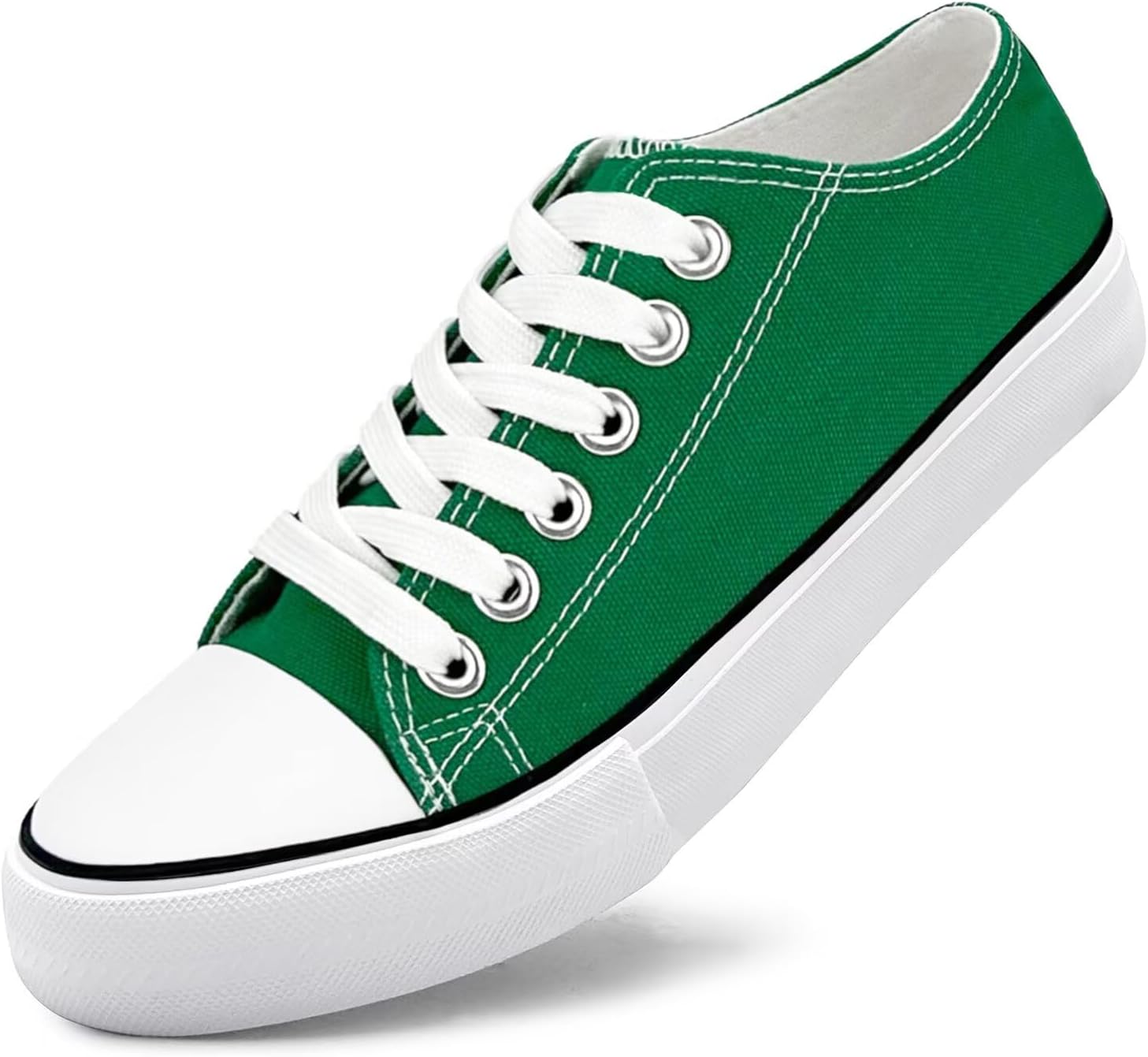 

Унисекс низкие кеды на шнуровке из хлопкового канваса для женщин и мужчин, удобные, легкие, классические модные кроссовки, популярные в 2025 году, модные повседневные кеды из ткани для мужчин и женщин Lifespell, зеленый