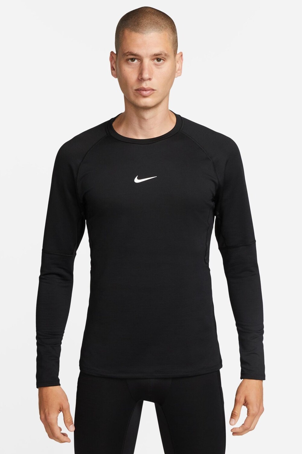 

Теплый топ с длинными рукавами Nike, черный