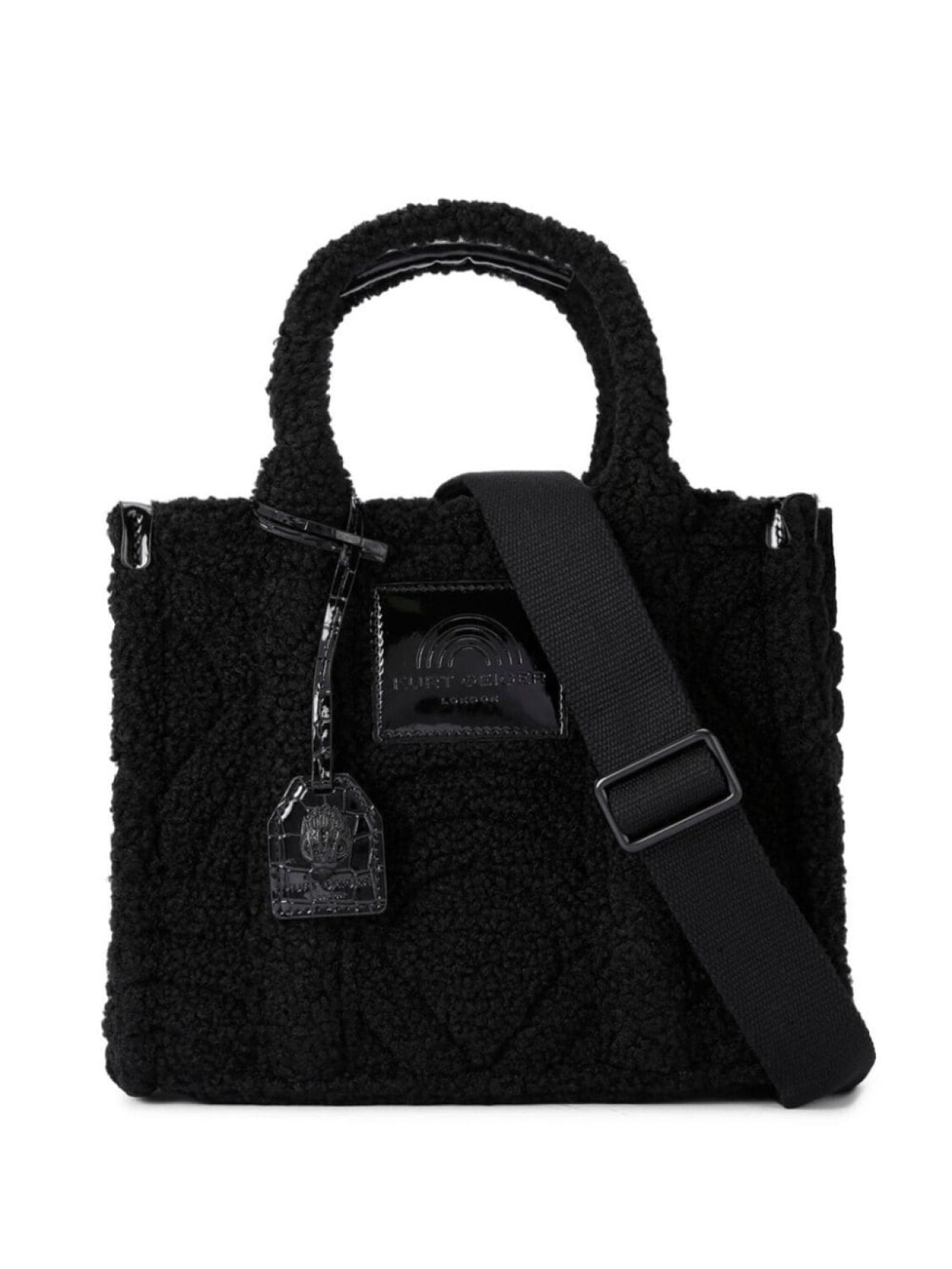 

Kurt Geiger London маленькая сумка-тоут Teddy Southbank, черный