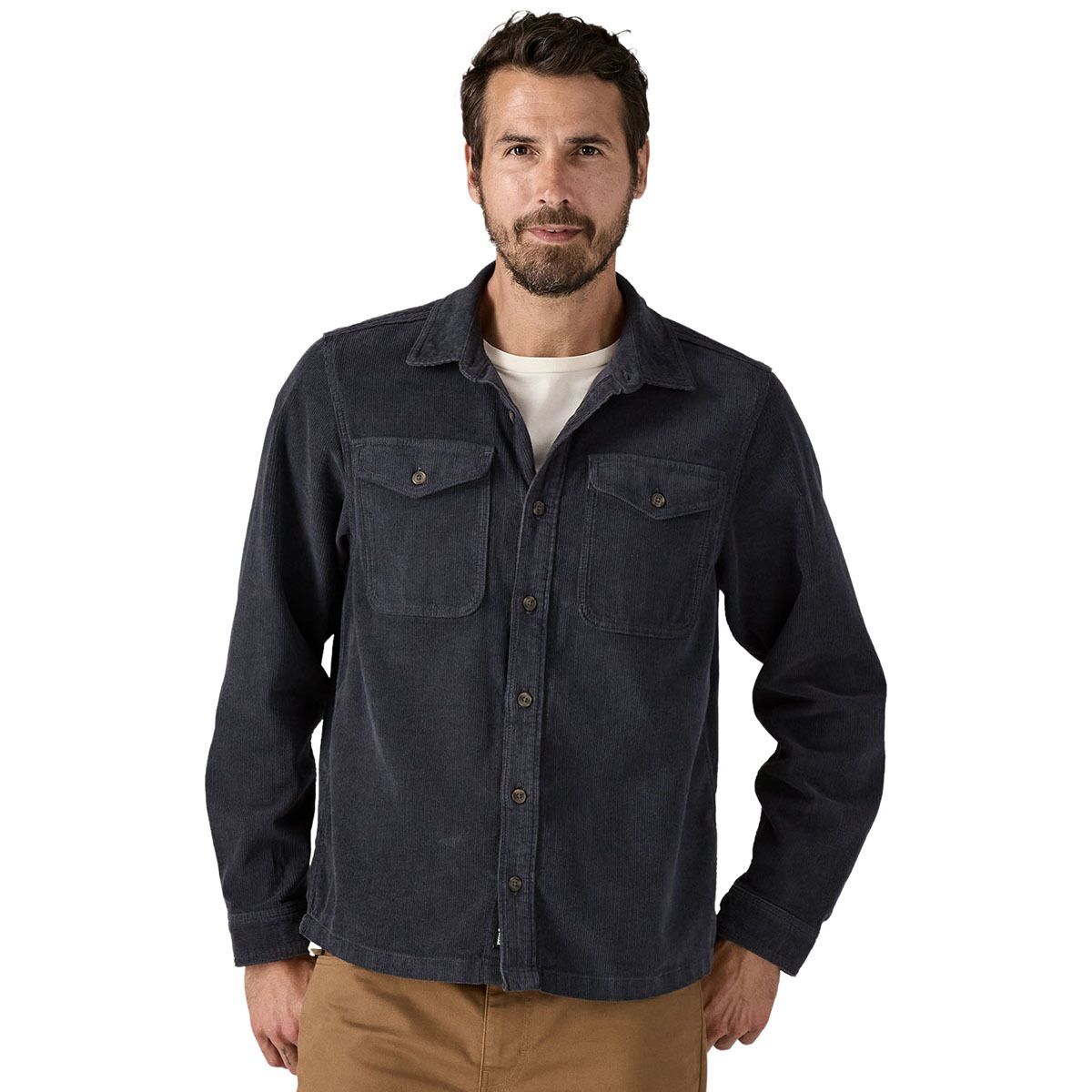 

Рубашка из вельвета Patagonia, цвет smolder blue