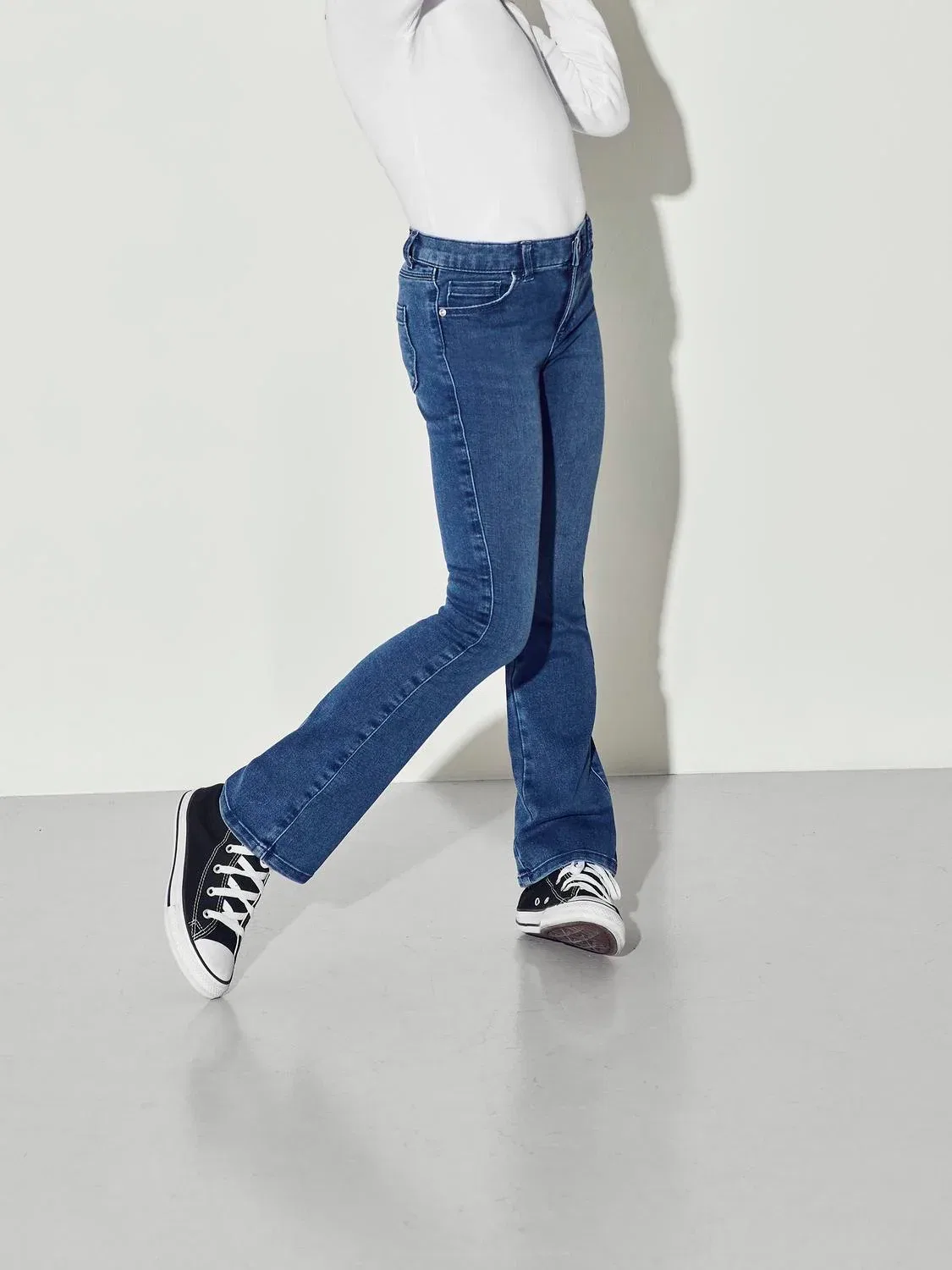 Джинсы клеш Kids Only, medium blue denim — фото 3