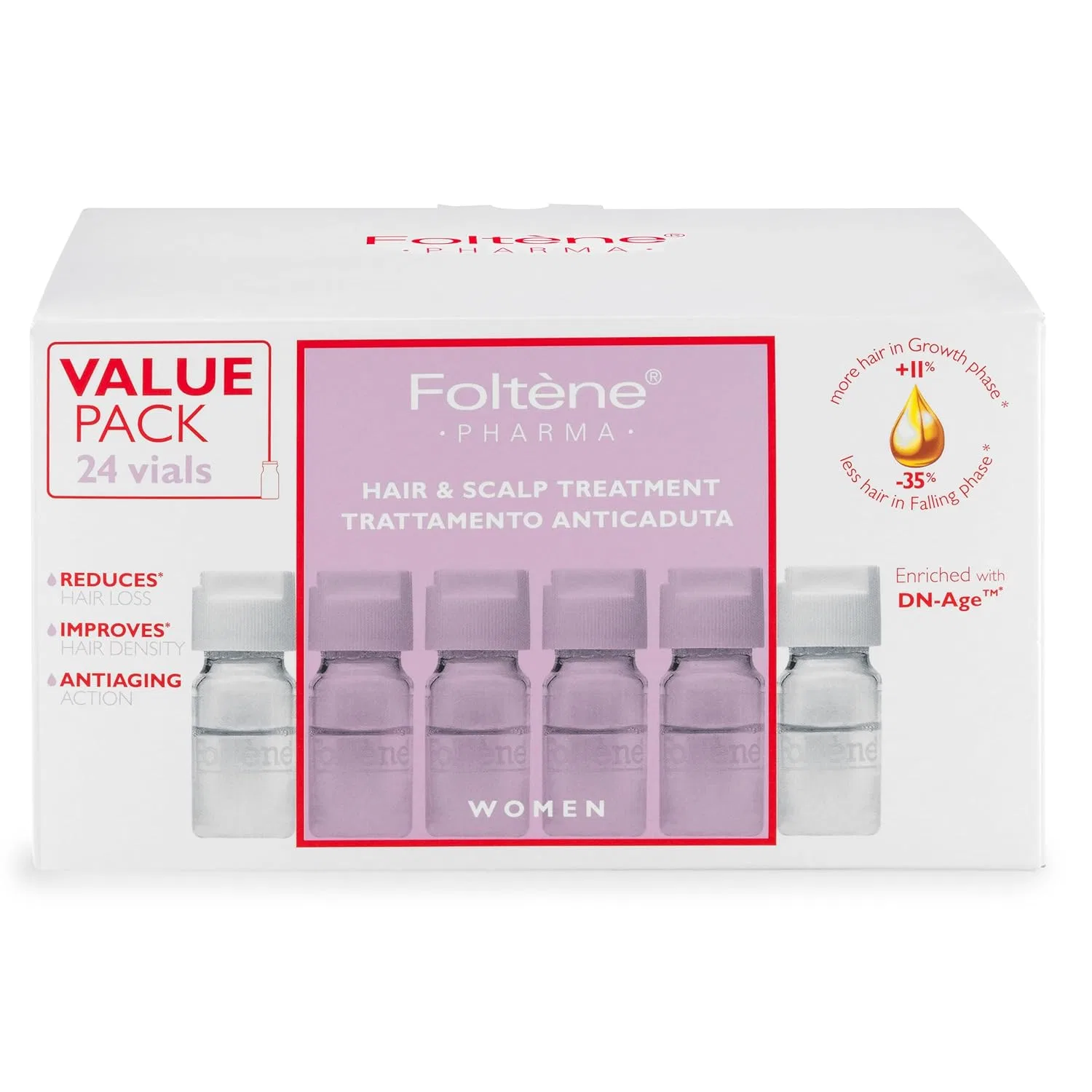 Средство Foltene Pharma для лечения волос и кожи головы для женщин Foltene