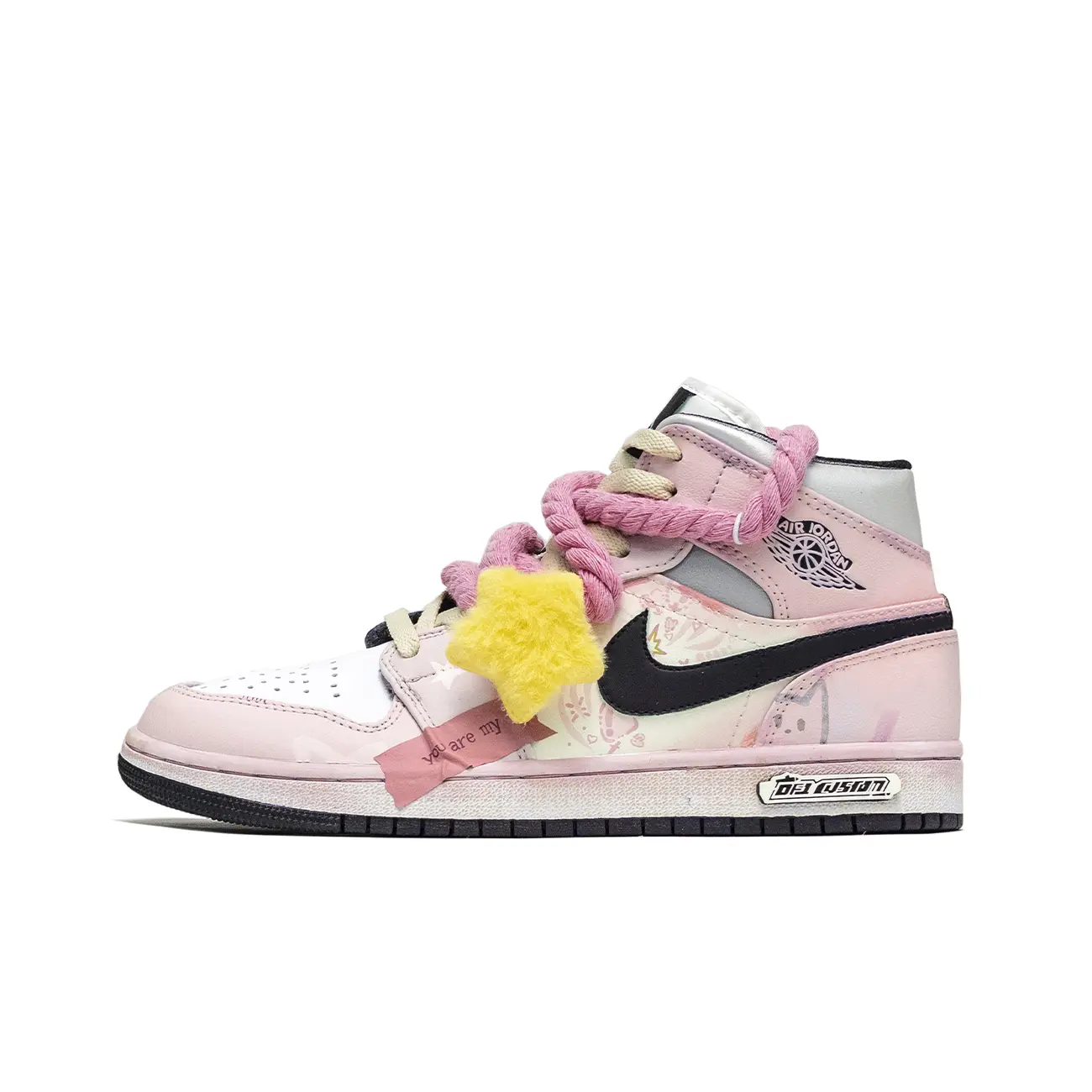 

Детские баскетбольные кроссовки Air 1 Grade School Jordan, розовый