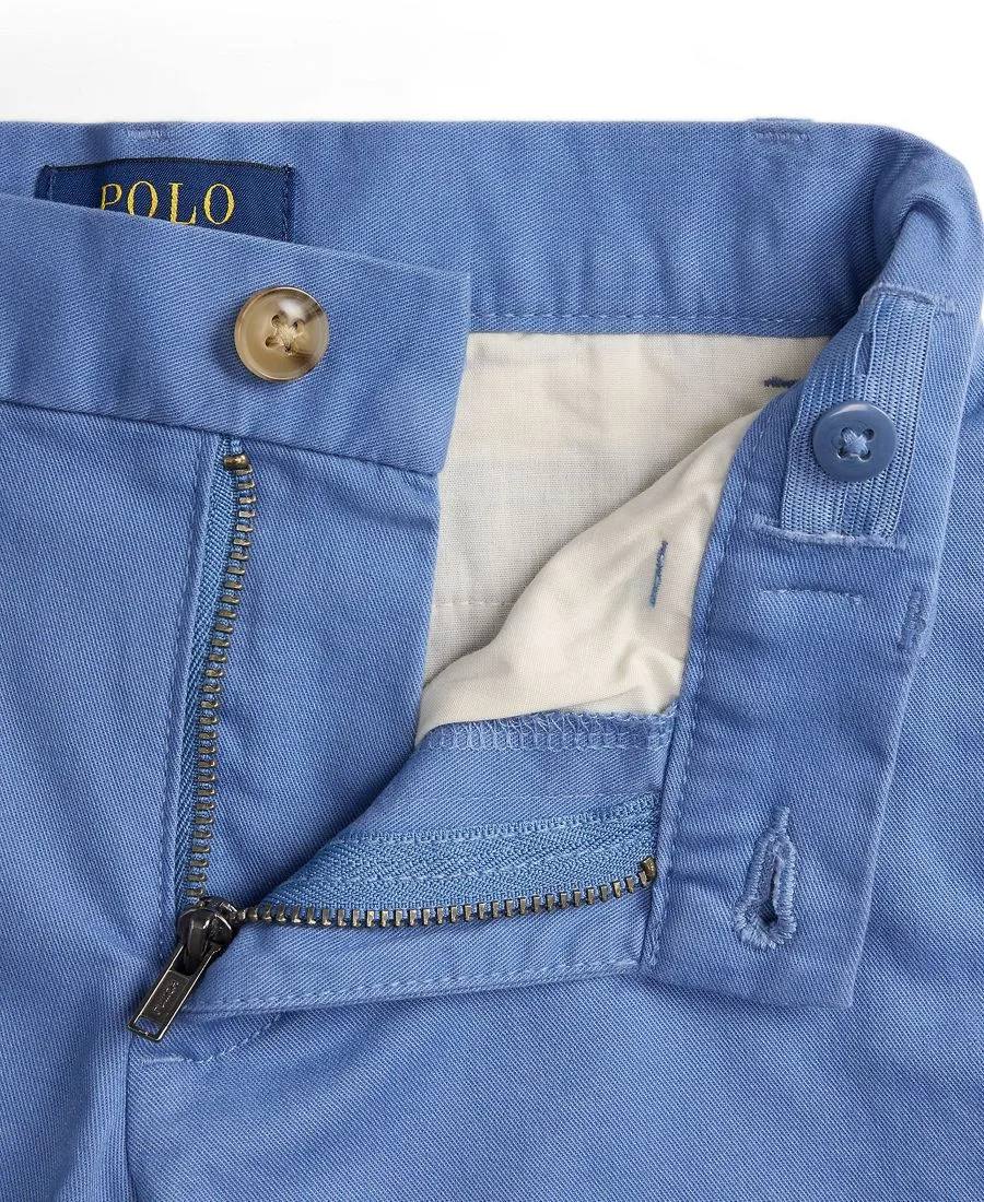 Детские шорты прямого кроя из саржи, размер 8-20 Polo Ralph Lauren, nimes синий/pp — фото 3