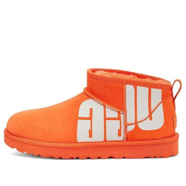 

Кроссовки классические ультра мини сломанный логотип Ugg, оранжевый