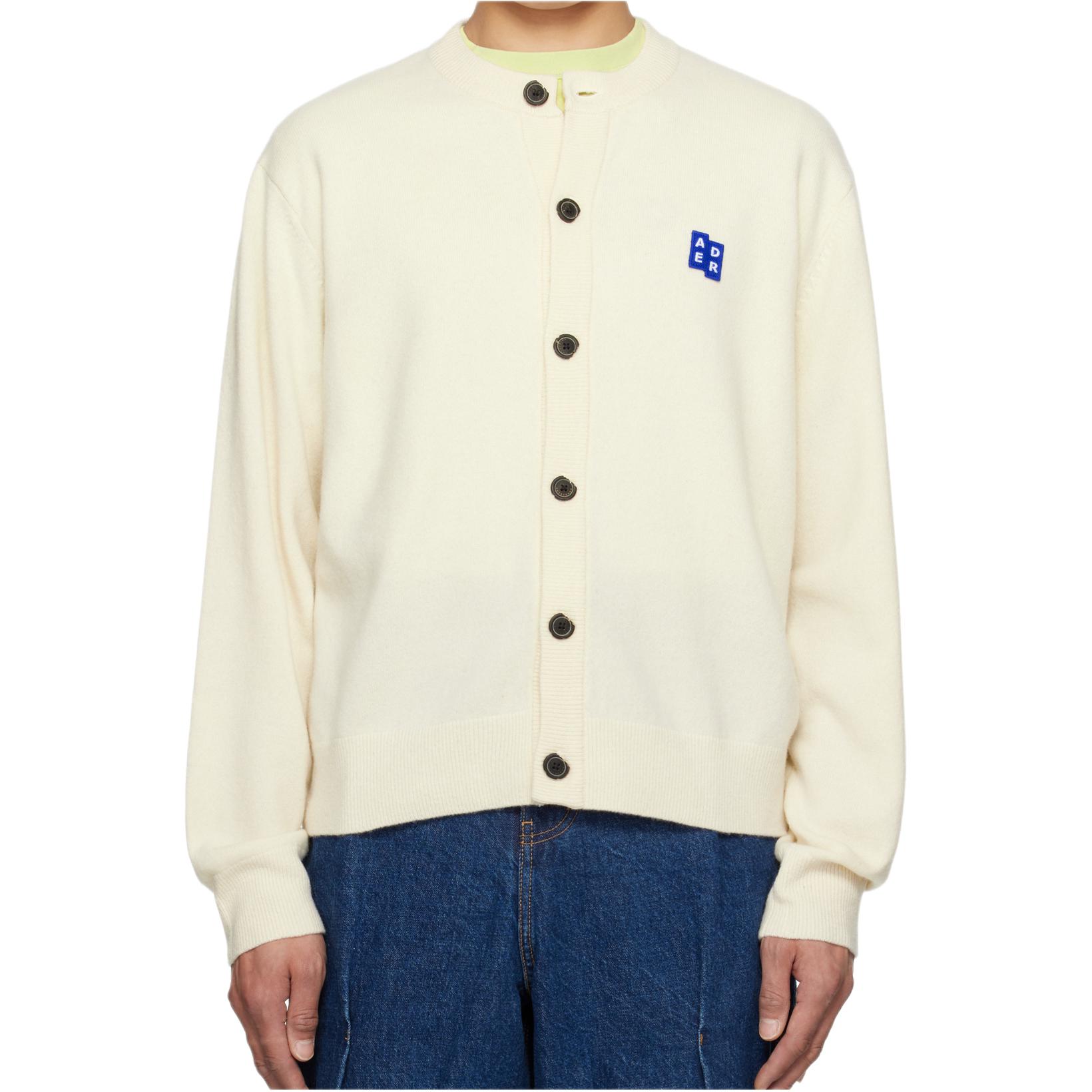 

Кардиган на пуговицах с логотипом Sig; Bl Tag ADER ERROR, бежевый