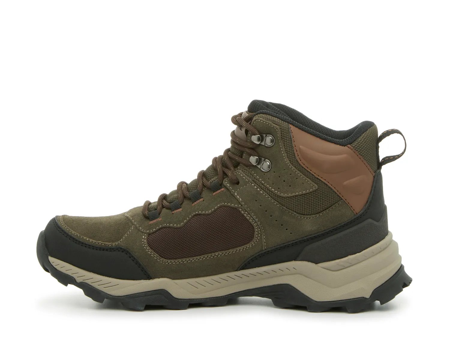 Ботинки Eddie Bauer Portland Waterproof Hiking Boot - Men's, темно-зеленый — фото 3