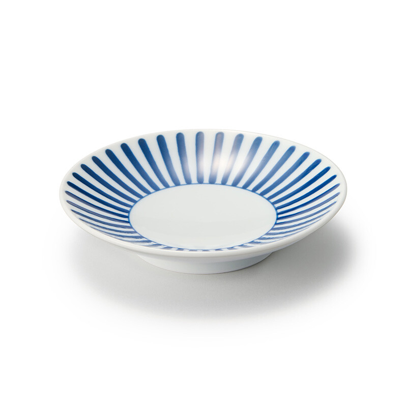 

Блюдце Muji Hasami с узором, синий / белый
