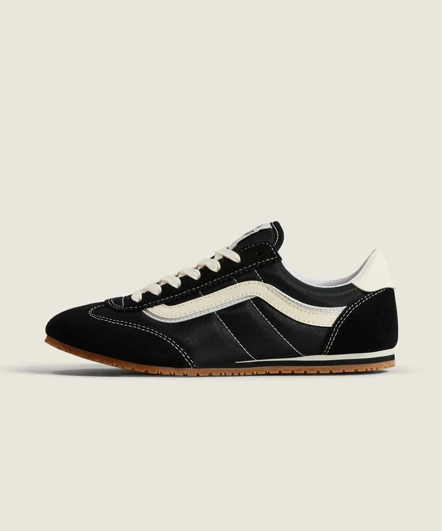 Кроссовки низкие из натуральной кожи Super Lowpro VANS черные — фото 3
