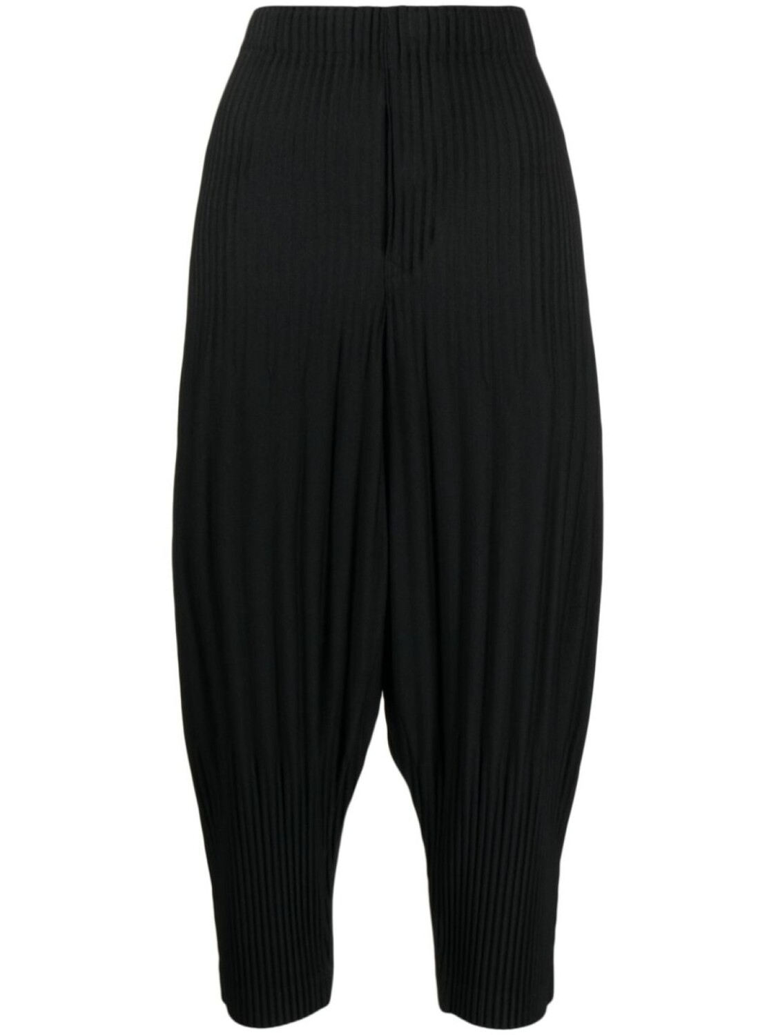 

Homme Plissé Issey Miyake укороченные плиссированные брюки, черный