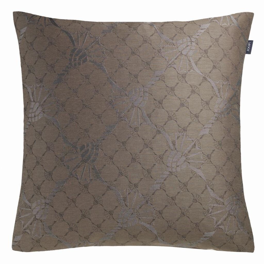 

ЙУУП! Декоративный чехол на подушку без наполнения Reflection цвет серо-коричневый размер 50х50см Joop