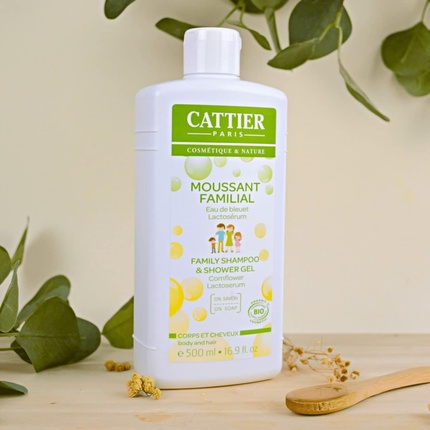 Сыворотка Cattier — Семейное пенящееся очищающее средство с молочной сывороткой, 500 мл — фото 2