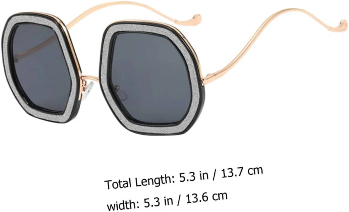 

Женские солнцезащитные очки Didiseaon в крупной черной оправе с серыми линзами, летние солнцезащитные очки со стразами для защиты от солнца на открытом воздухе, Grey