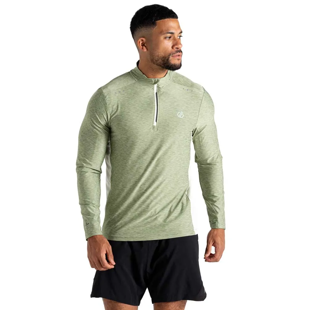 

Лонгслив Dare2B Power Up III half zip, зеленый