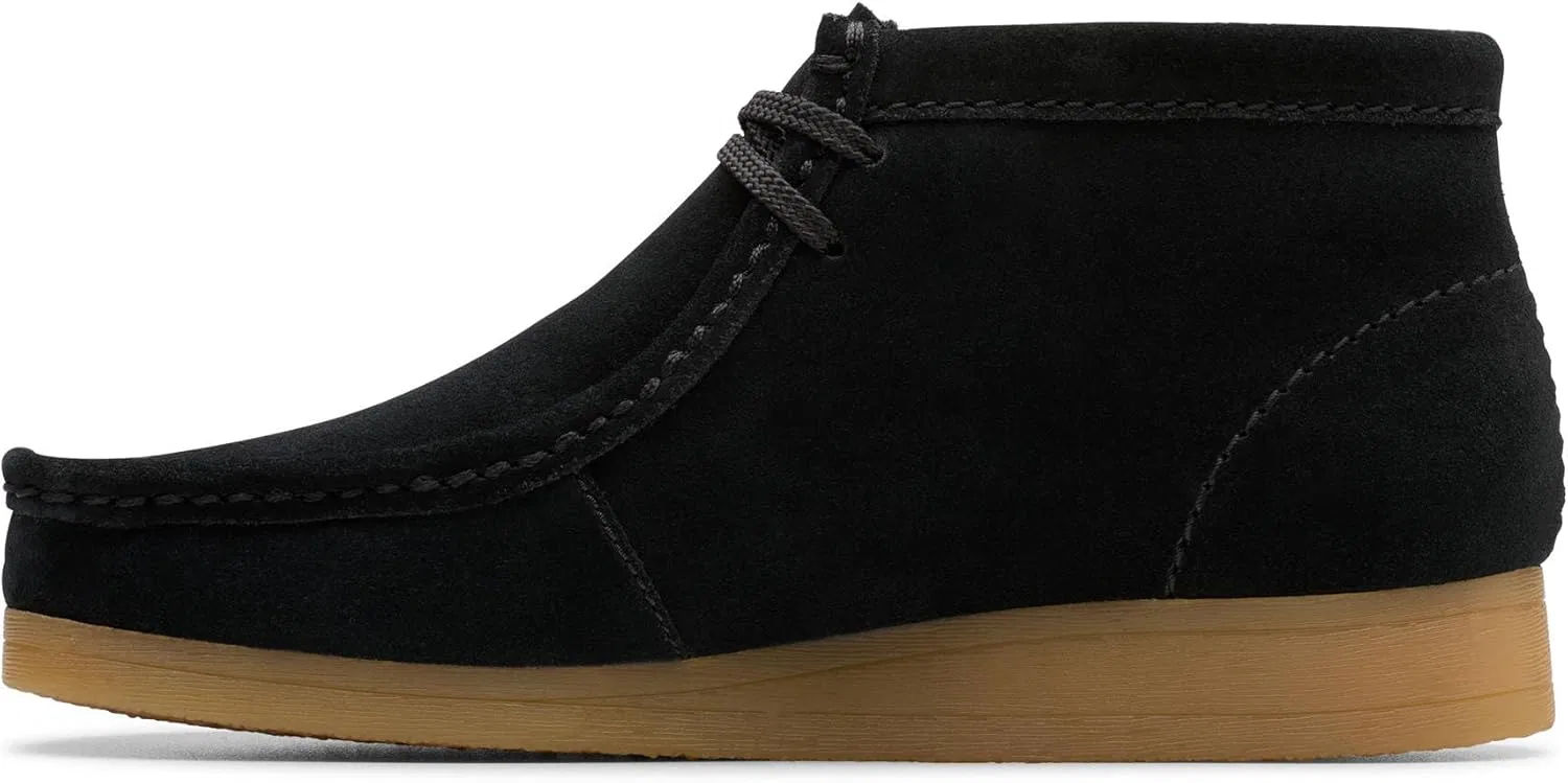 Мужские ботинки Clarks Wallaston Oxford, Black (Black Suede) — фото 3