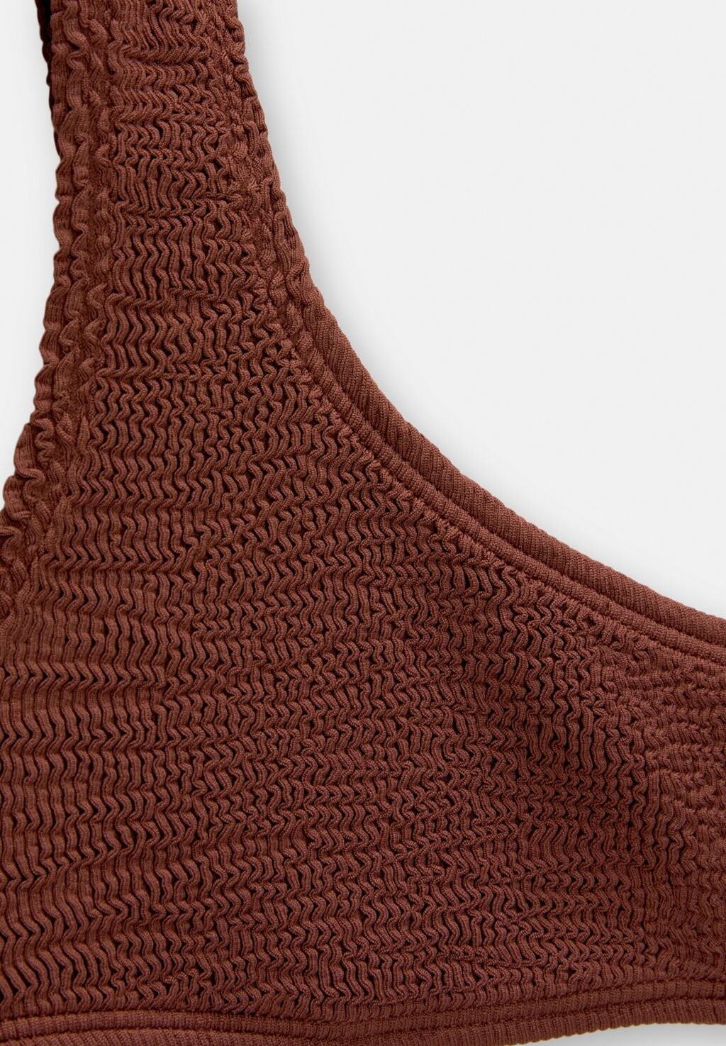 

Верх бикини TEXTURED PULL&BEAR, коричневый