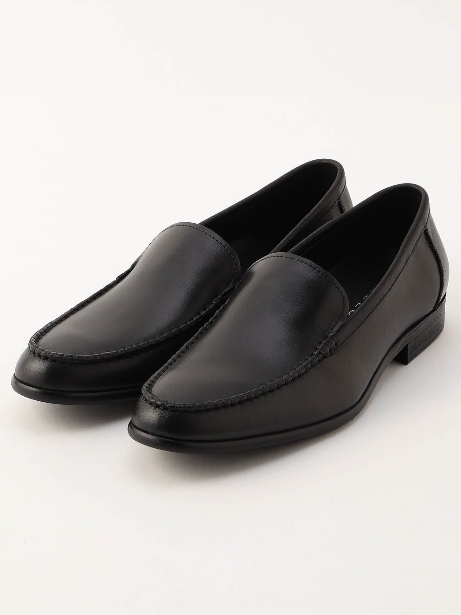 Кожаные слипоны Monsieur Nicole, 49 Black