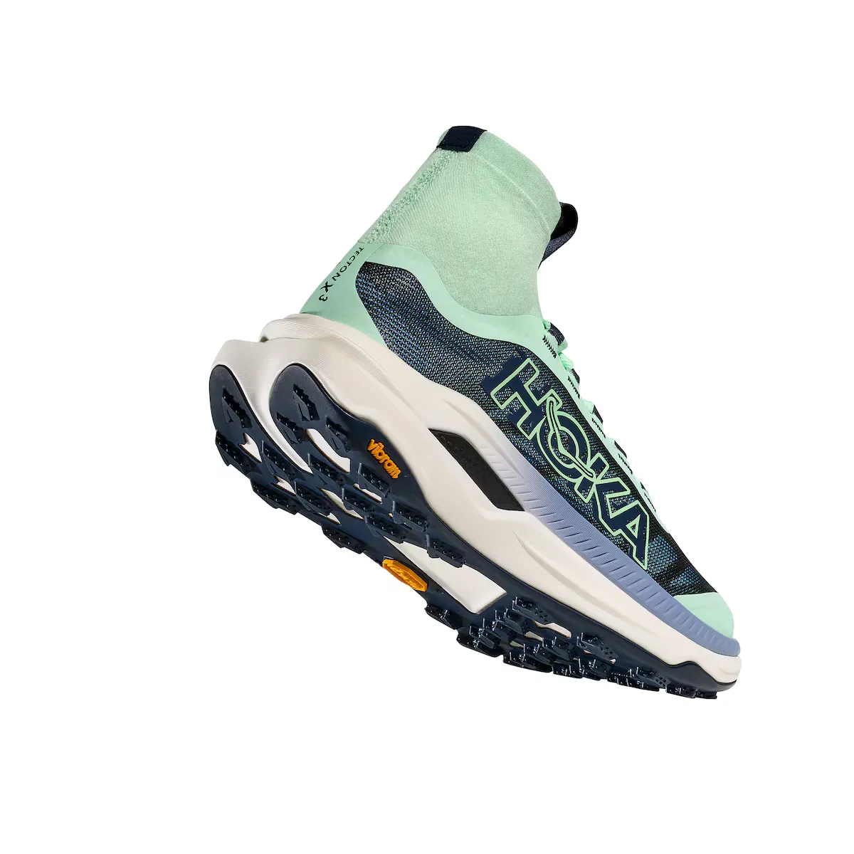 Женские кроссовки для трейлраннинга TECTON X 3 Hoka, мятно-зеленый — фото 4