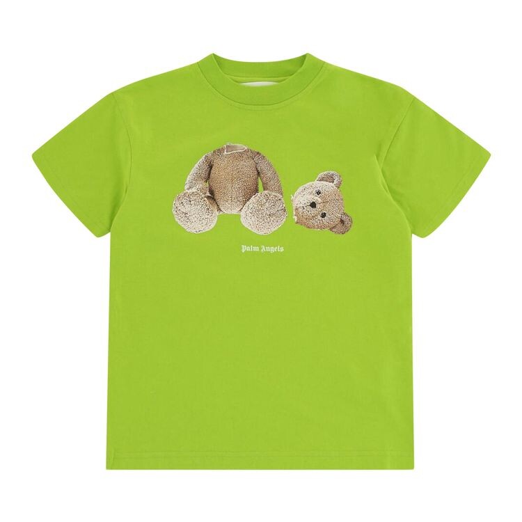 

Футболка Palm Angels Kids Bear T-Shirt Green/Brown, зеленый