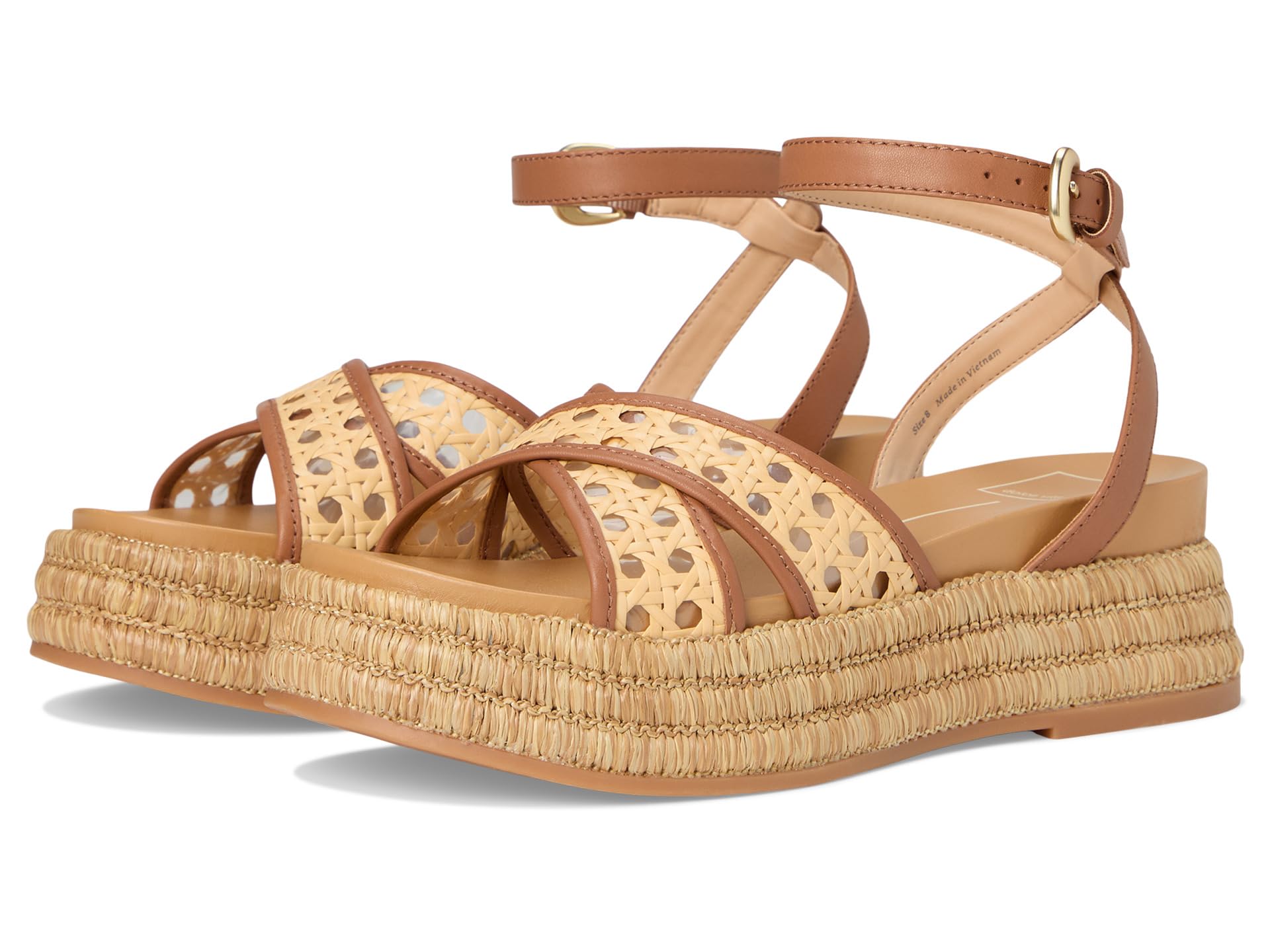 Сандалии Dolce Vita Wriley, цвет Saddle Woven Raffia