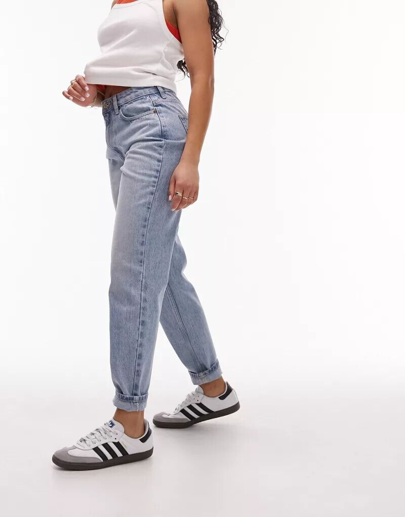 

Белые джинсы Topshop Mom