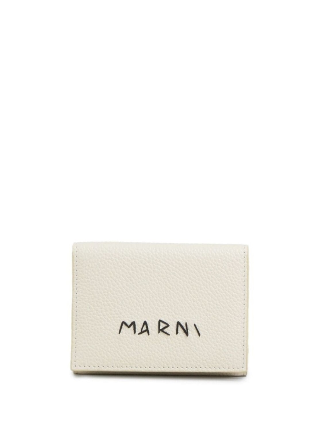 

Marni кошелек в три сложения с логотипом, белый
