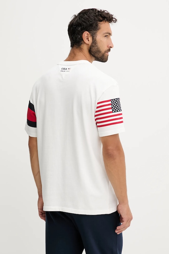 Хлопковая футболка x SAIL GP Tommy Hilfiger, бежевый — фото 3