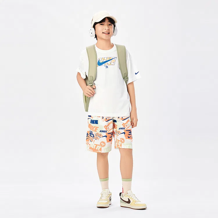Детская спортивная одежда Casual с круглым вырезом Nike, Aloe Vera Green — фото 4