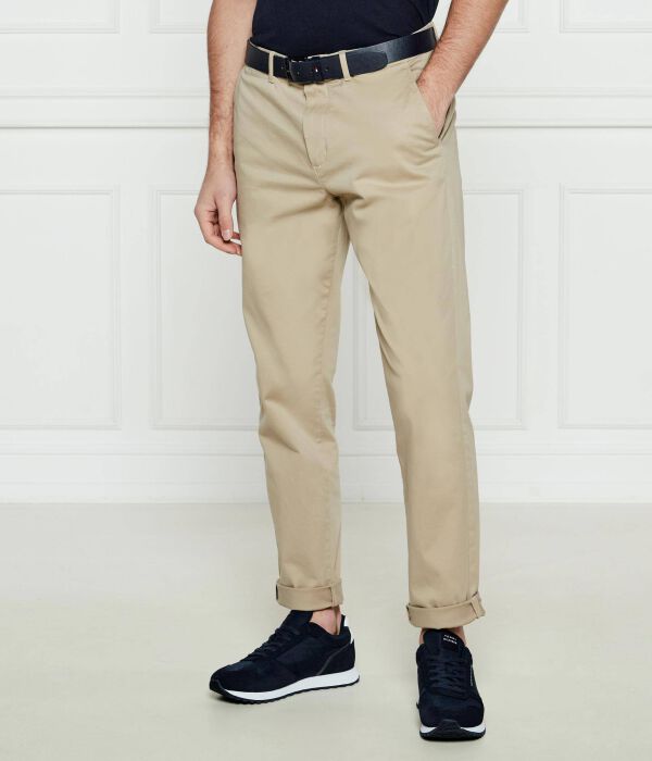Брюки-Чиносы Harlem Tapered fit Tommy Hilfiger, желтый — фото 3