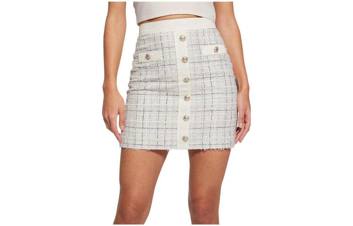 

Юбка повседневная женская белая Guess