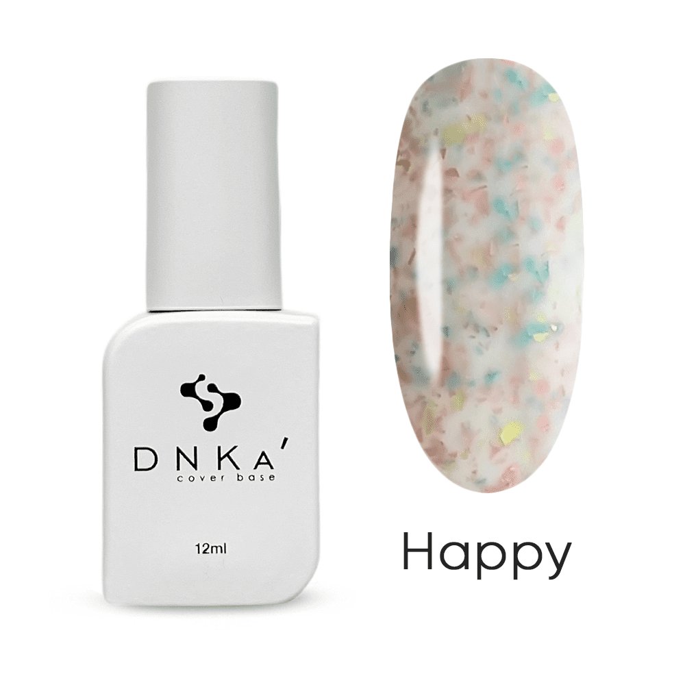 

ДНКа, Цветная база, Cover Base № 0011A' Happy, 12 мл Dnka