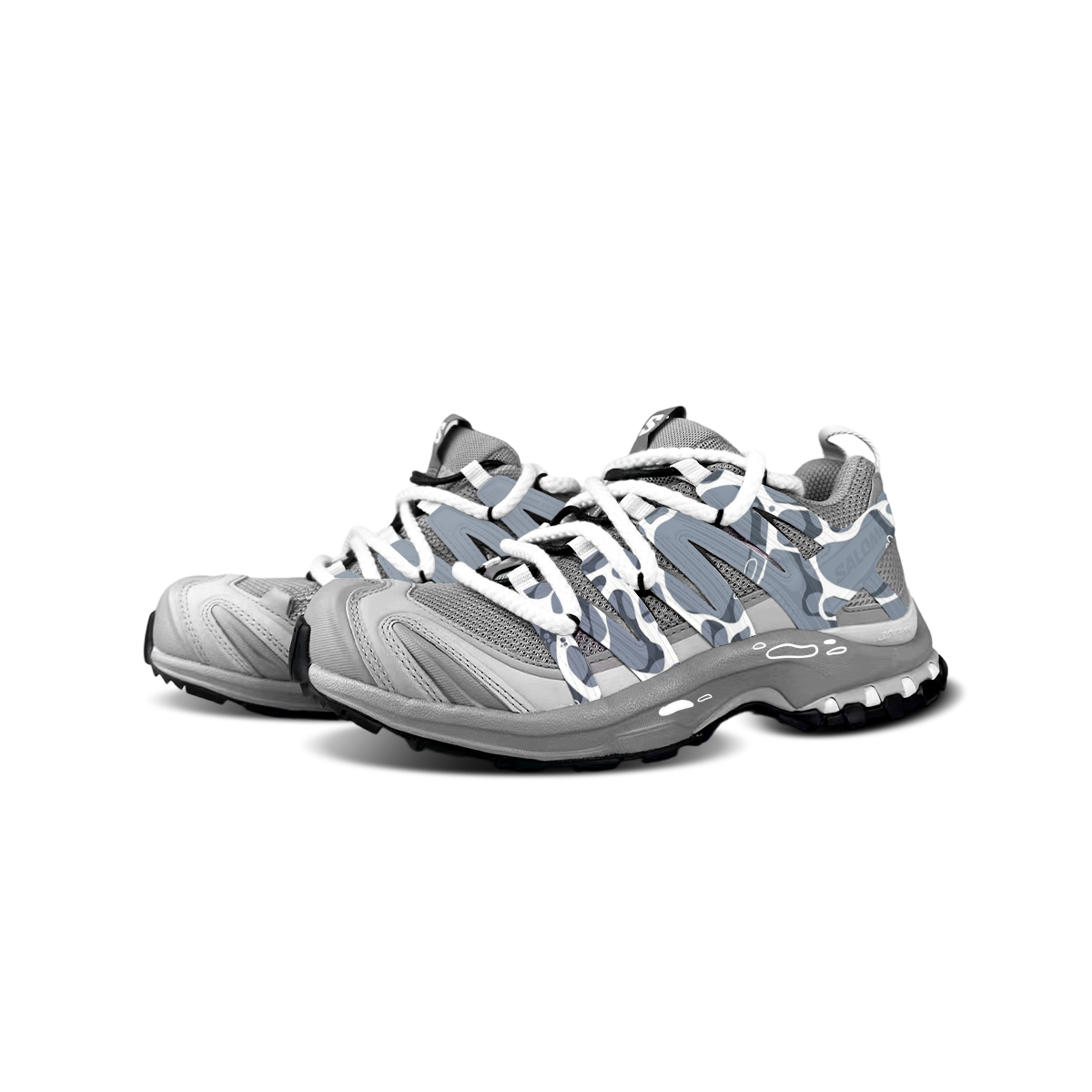SALOMON Кроссовки для бега XA PRO 3D Low top Unisex Black Pink — фото 4