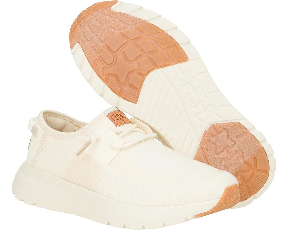 Туфли на плоской подошве Hey Dude Sirocco W Neutrals Cream, кремовый — фото 3