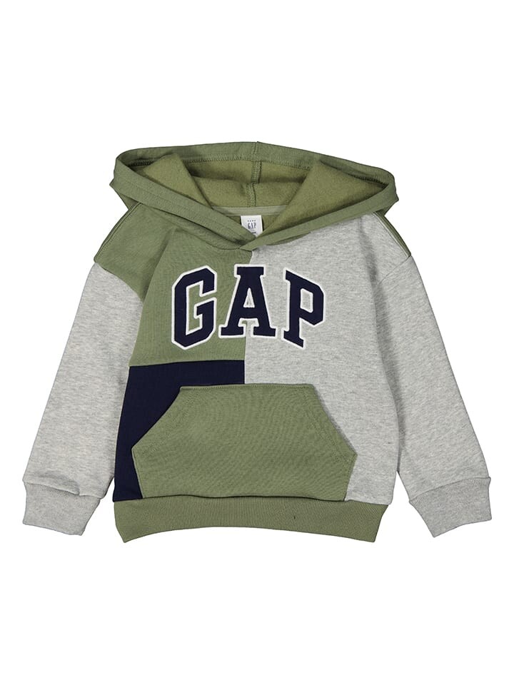 

Пуловер с капюшоном GAP Hoodie, зеленый