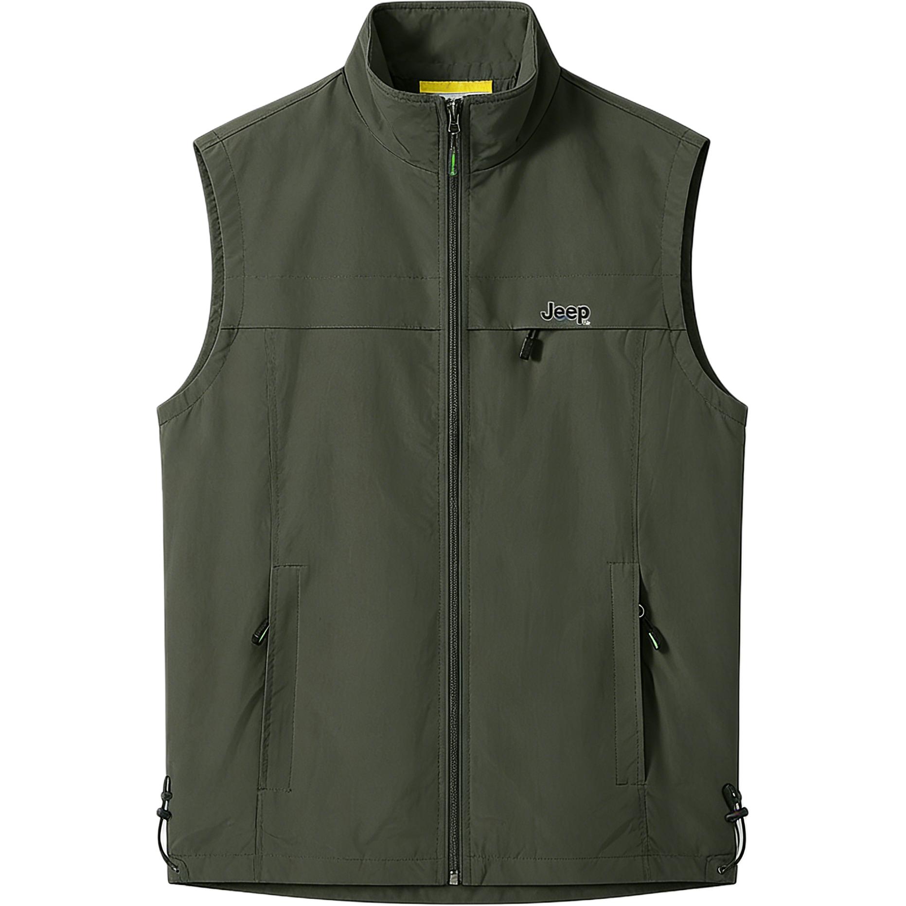 

Жилет Unisex Stand Collar Moderate Others Jeep, army зеленый