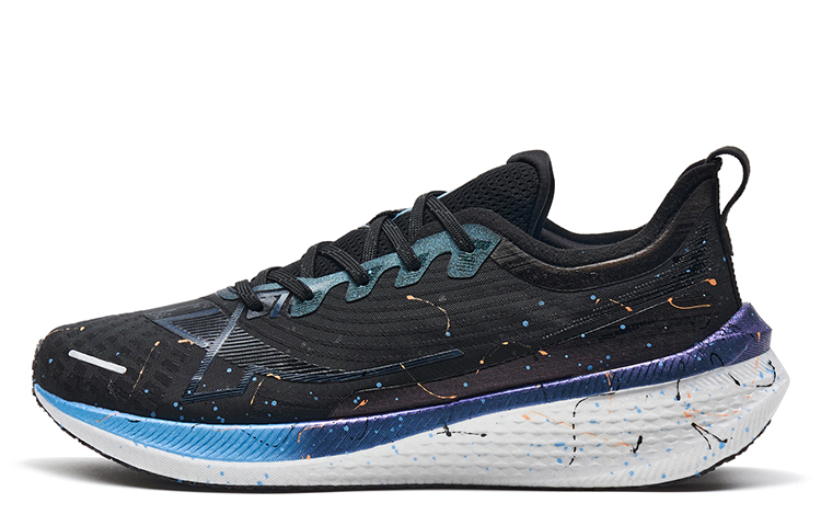 

Two Thousand Kilometers 1.0 Износостойкие и легкие низкие кроссовки для бега мужские Black Ink Teal XTEP, Black/Ink Teal