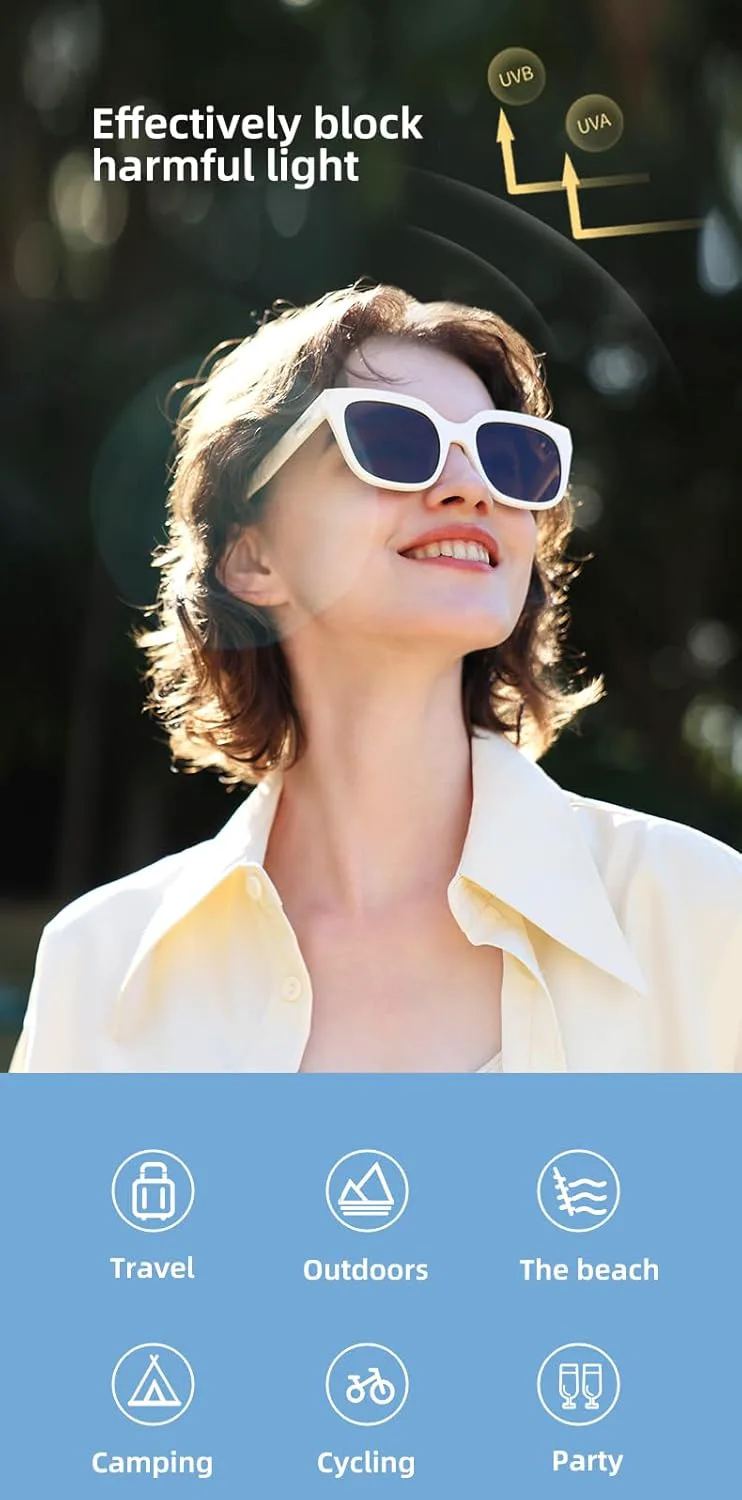 

Солнцезащитные очки UV400 для женщин и мужчин, квадратная форма, защита от солнца UPF50+, классические, модные, для активного отдыха, SNO5M251T OHGOLF, Blue