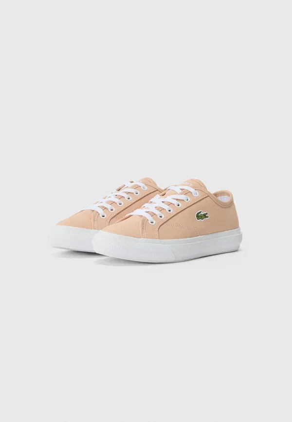 Кроссовки детские Lacoste Backcourt junior core essentials trainers, светло-розовый с белым — фото 2