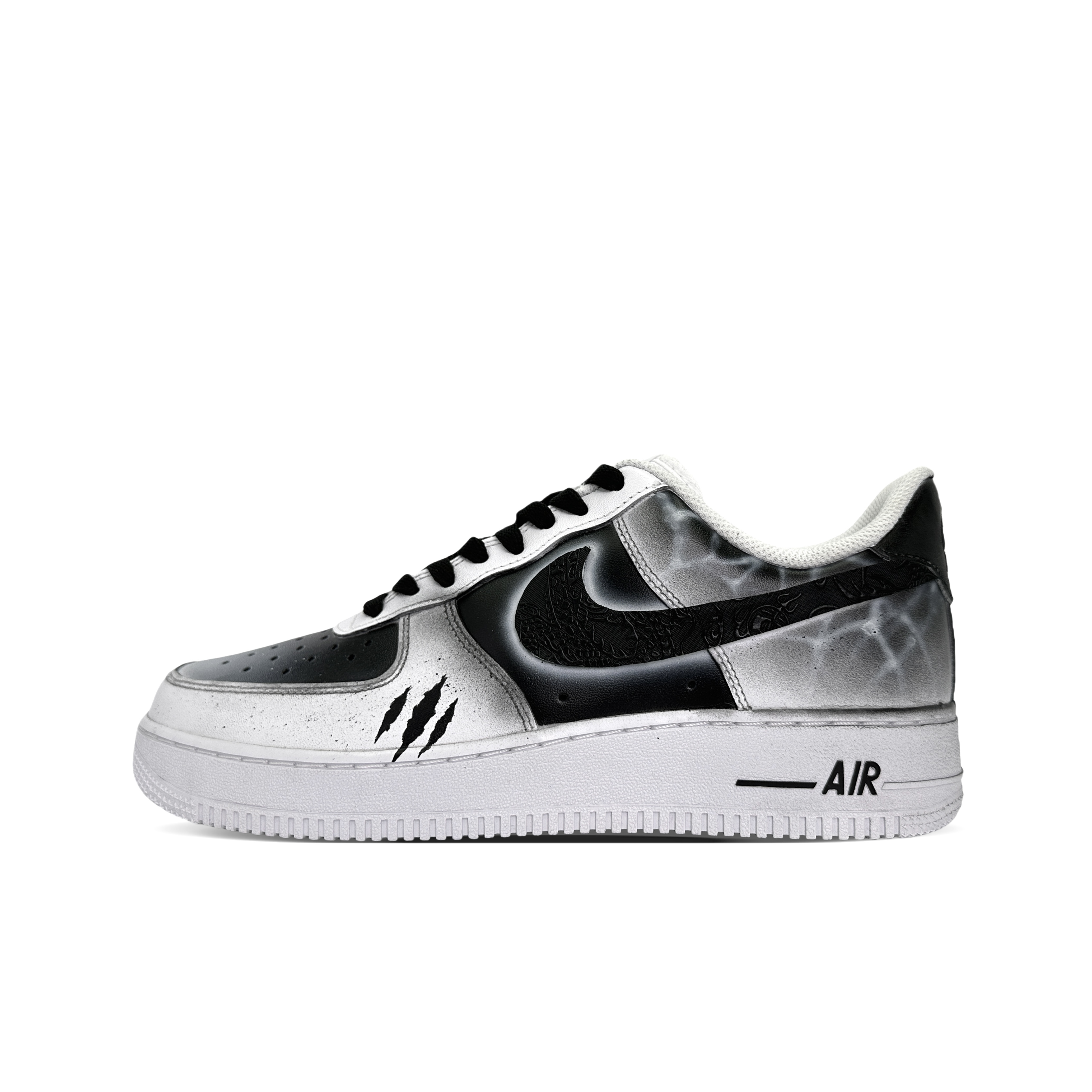 

Кроссовки Nike Air Force 1 Skateboarding Shoes Men Low-top Black/White, белый/черный