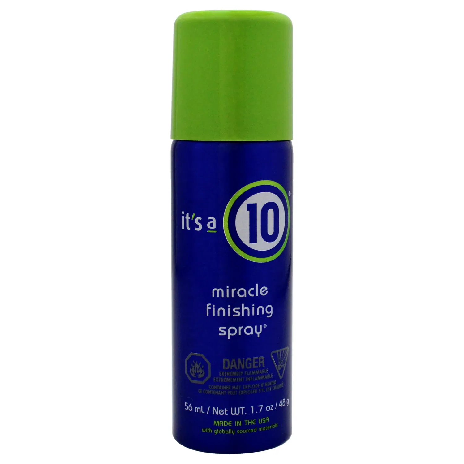 Спрей для фиксации прически Miracle Finishing Spray от Its A 10 для мужчин и женщин - 1,7 унции (50 мл), Clear