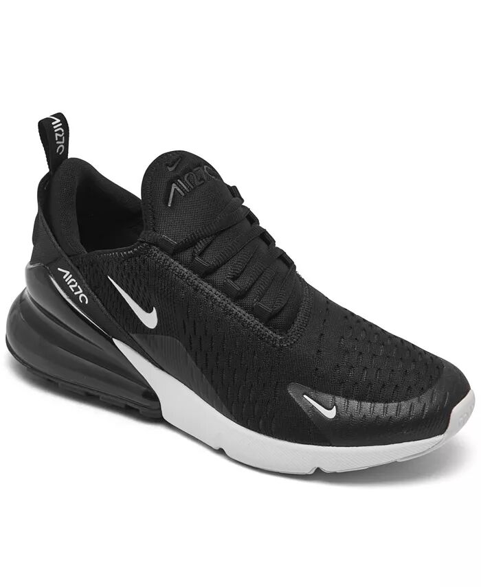 

Повседневные кроссовки Big Kids Air Max 270 от Finish Line Nike, черный