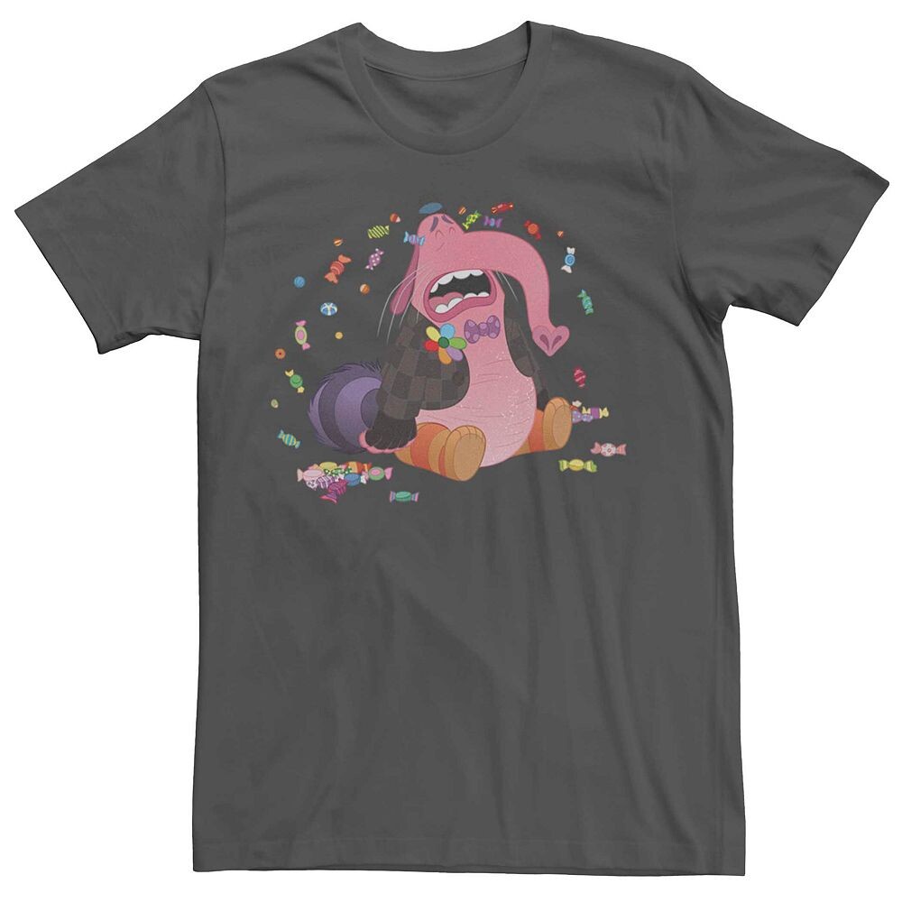 

Мужская футболка Disney Pixar Inside Out Bing Bong Crying Candy с рисунком Licensed Character, цвет Charcoal