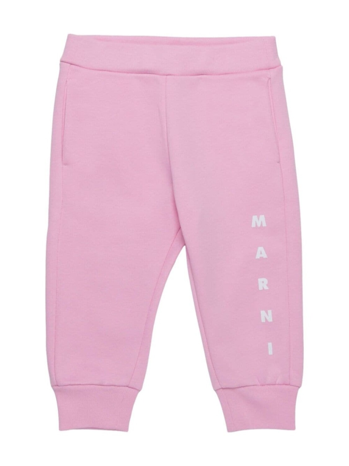 

Marni Kids спортивные брюки с логотипом, розовый