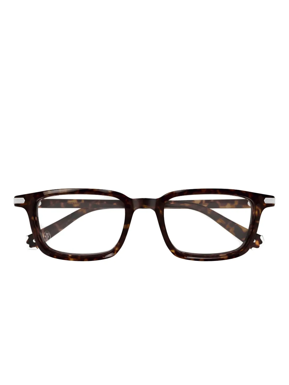 

Очки в квадратной оправе Cartier, коричневый