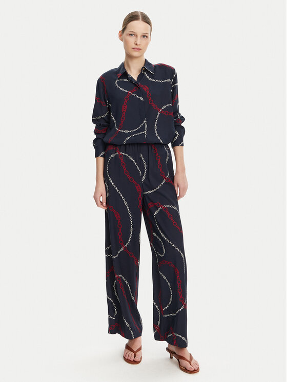 Свободная рубашка WW0WW44045 Tommy Hilfiger, синий — фото 2