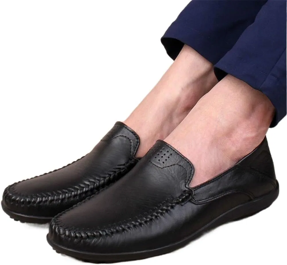 Мужские лоферы FMURY Leather, кожаные, повседневные MVUYO