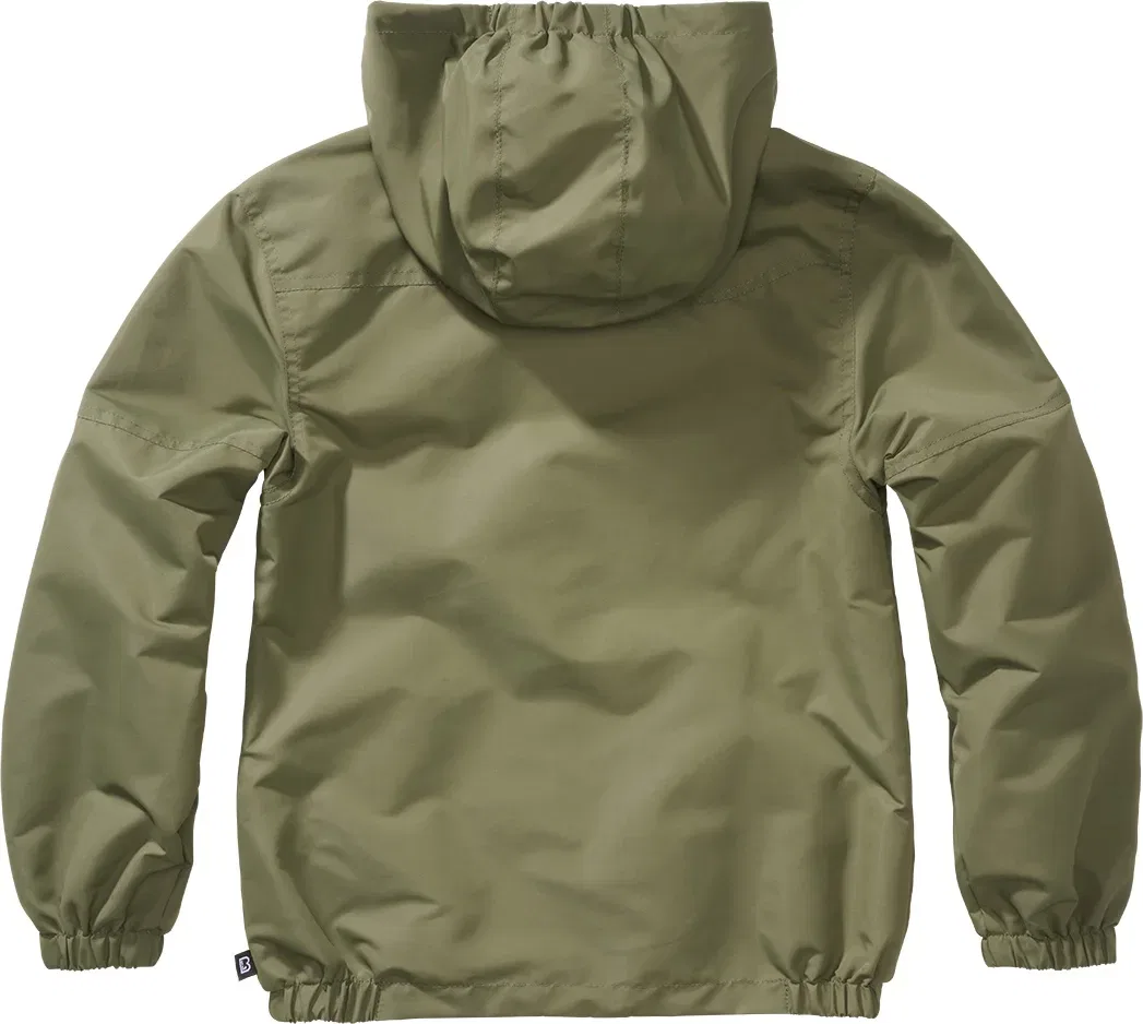 Функциональная куртка Kids Summer Frontzip Windbreaker, Brandit, зеленый — фото 2